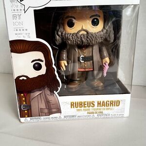 Funko Pop Rubeus Hagrid with Brown Coat and Pink Umbrella